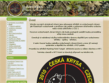 Tablet Screenshot of alexxxus.cz
